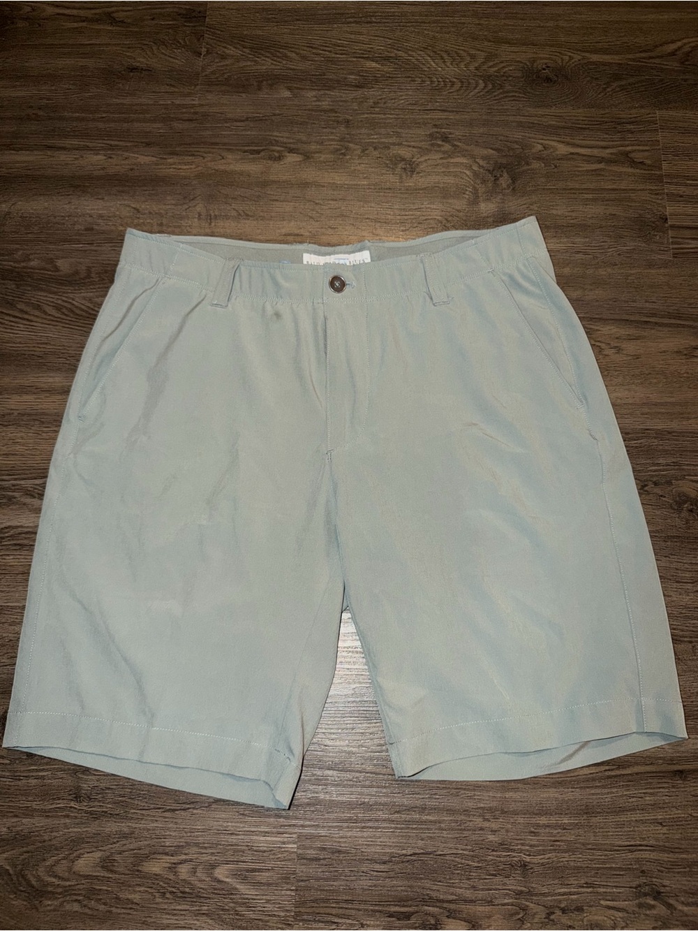 Bald Head Blues Shorts Mens 34 Gray Performance Golf Stretch Chino Preppy